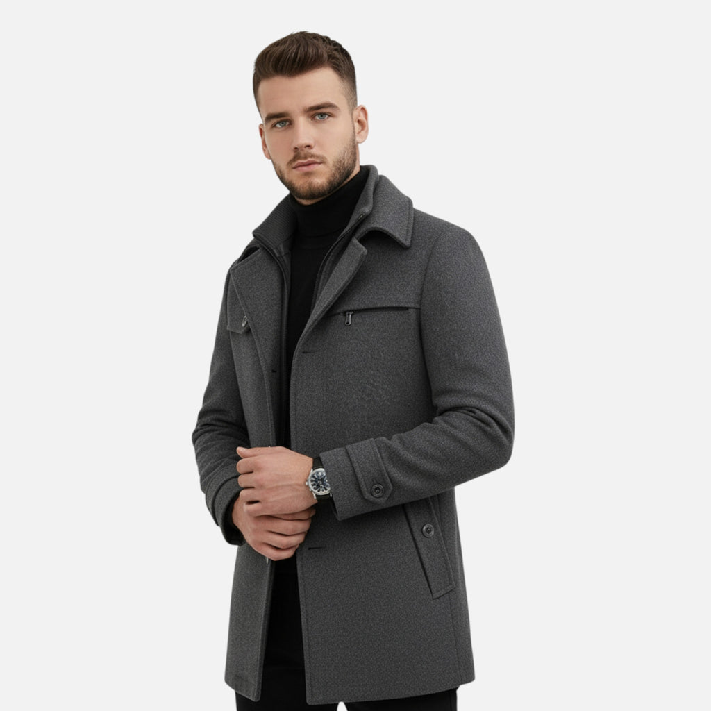 Aurevien | Men’s Heritage Wool Overcoat