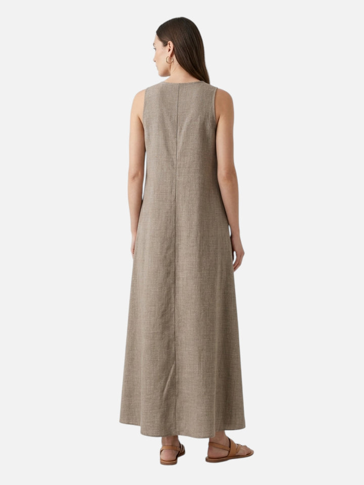 Women’s Maxi Summer Dress Sleeveless Loose Fit Lightweight
