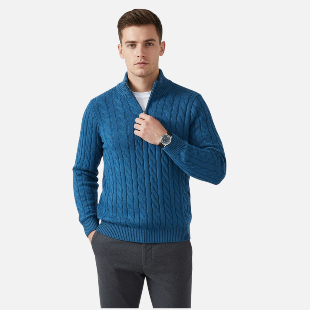 Aurevien | Men’s Cable-Knit Merino Jumper