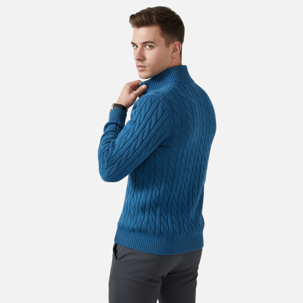 Aurevien | Men’s Cable-Knit Merino Jumper