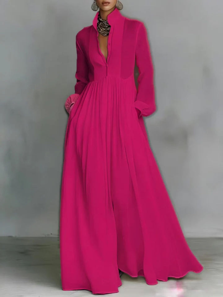 Maxi Dress Breathable Relaxed Fit Dress for Warm Weather Wear