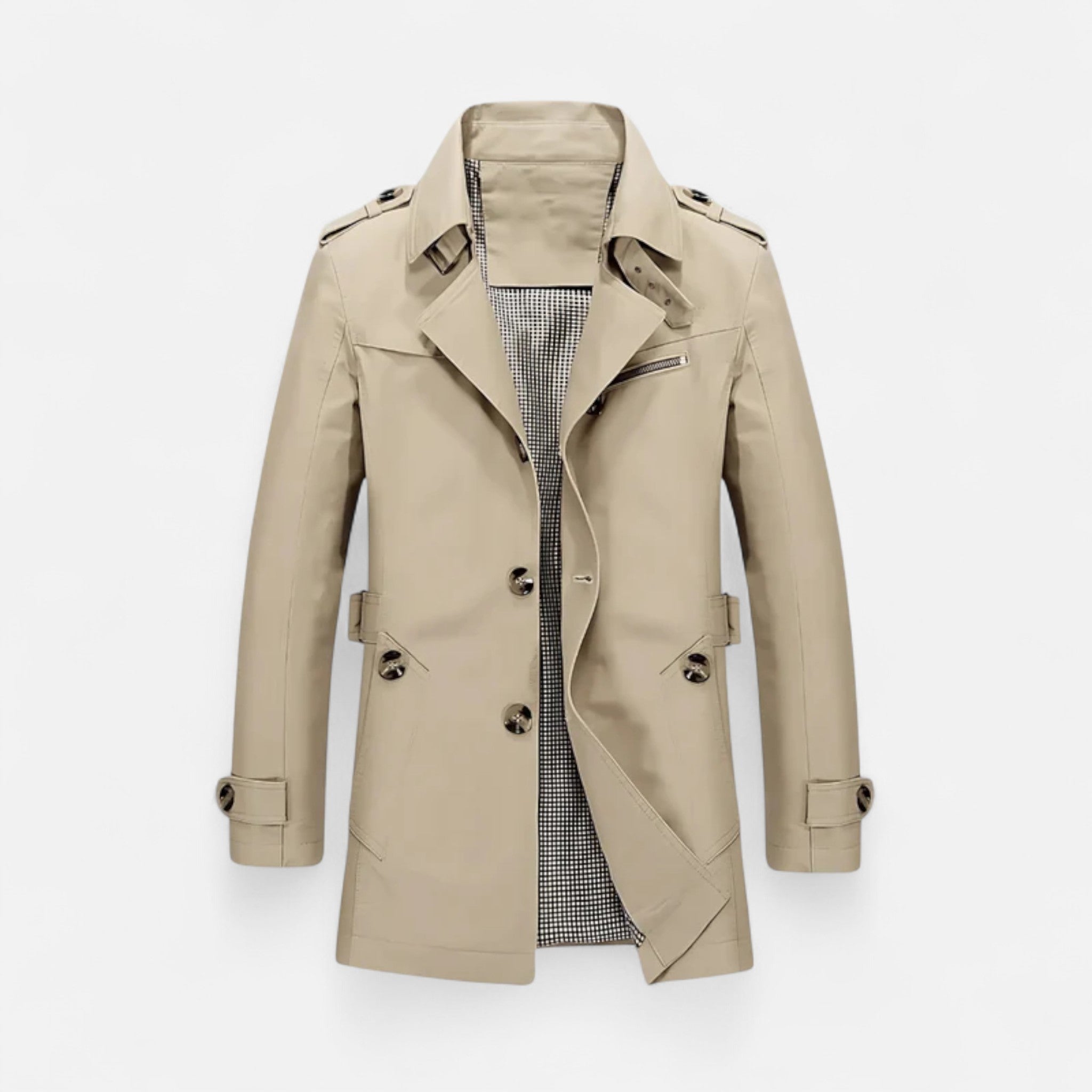 Aurevien | Men’s Cotton Trench Coat – Riviera Heritage