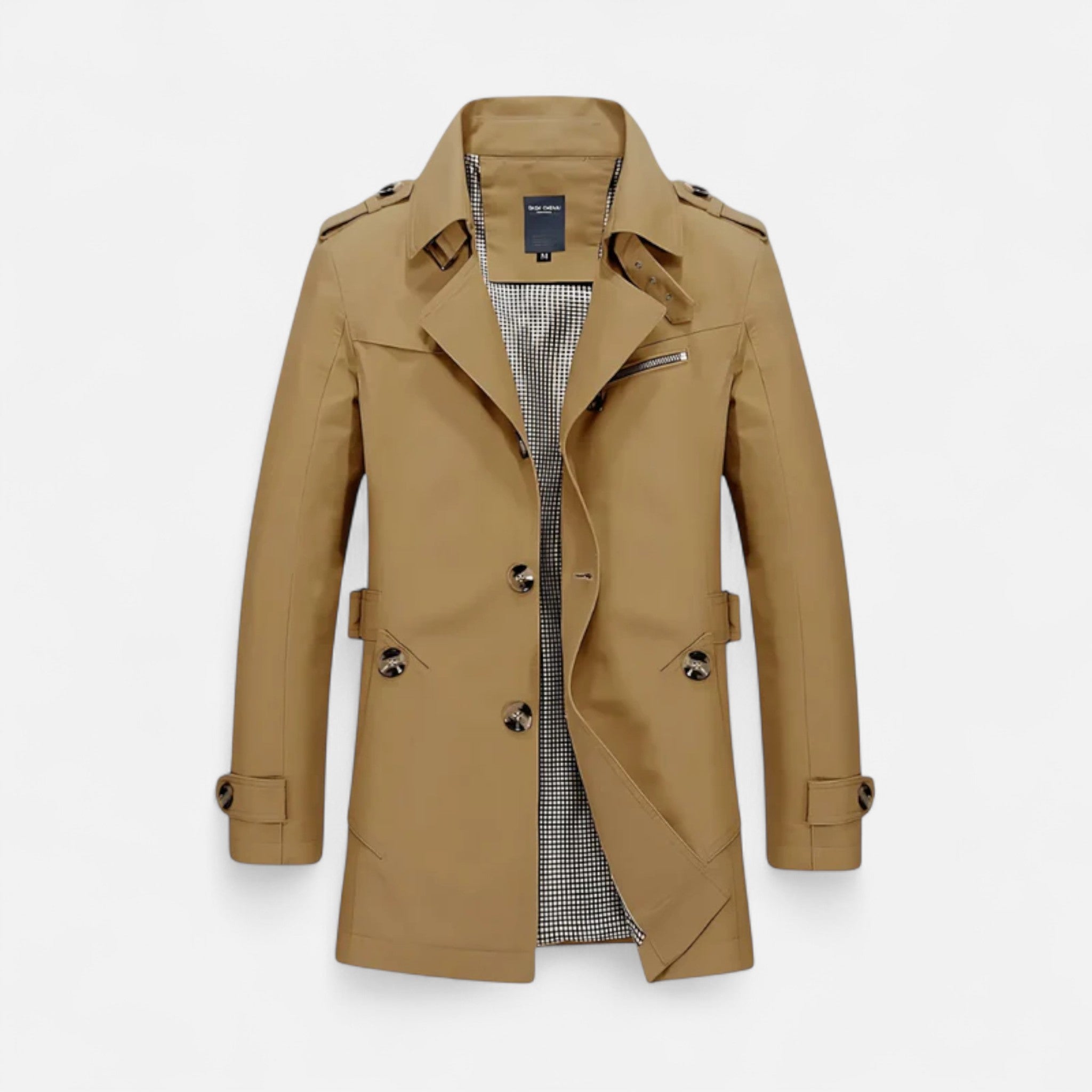 Aurevien | Men’s Cotton Trench Coat – Riviera Heritage