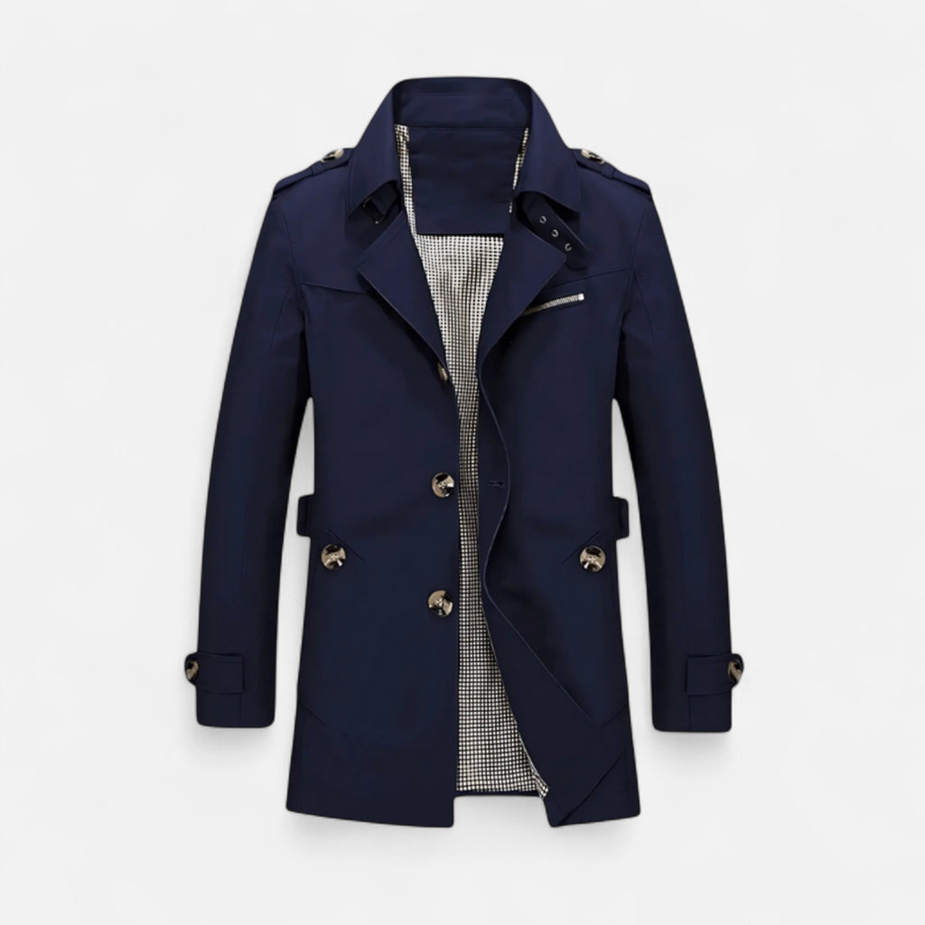 Aurevien | Men’s Cotton Trench Coat – Riviera Heritage