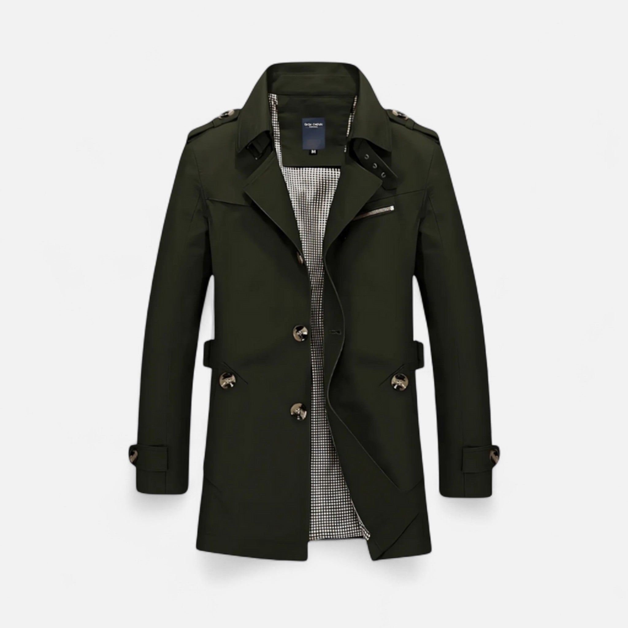 Aurevien | Men’s Cotton Trench Coat – Riviera Heritage