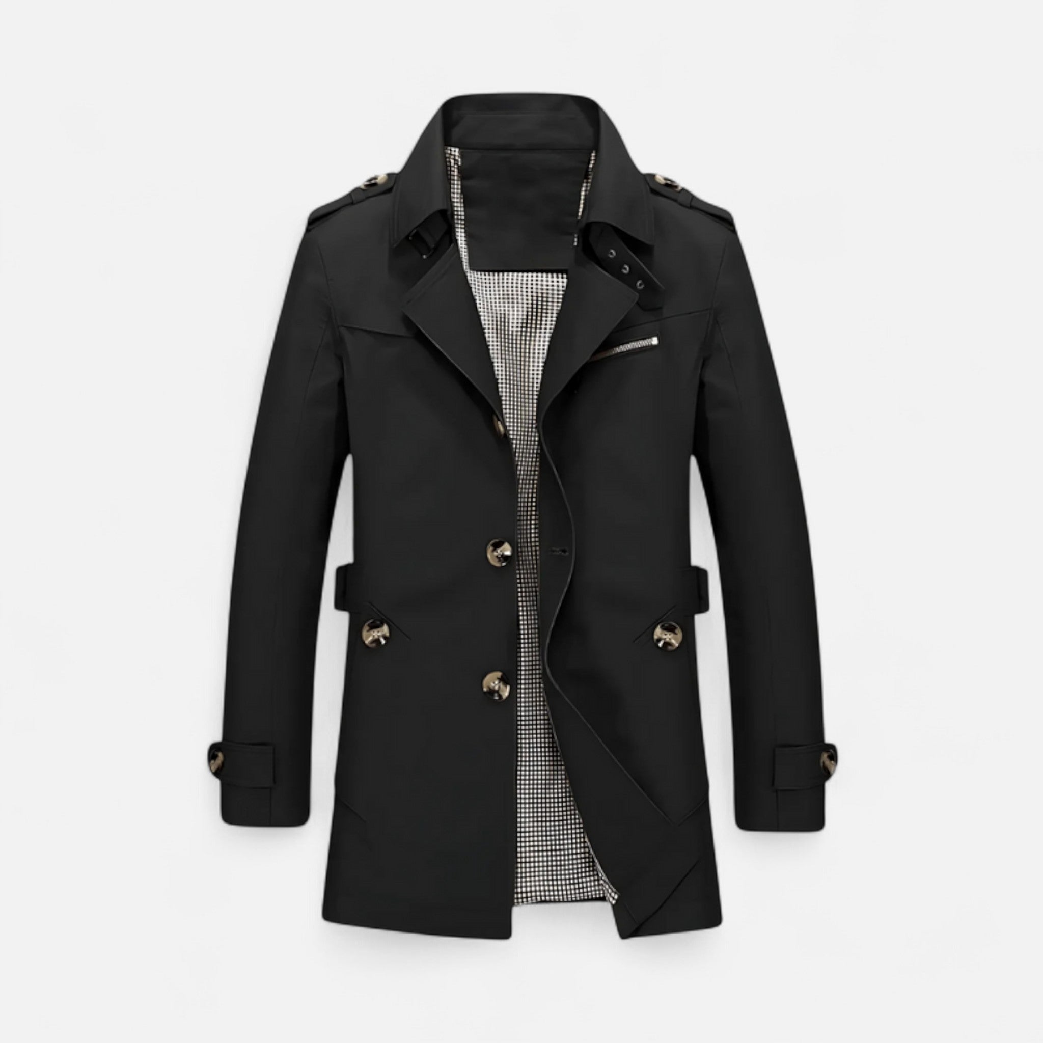 Aurevien | Men’s Cotton Trench Coat – Riviera Heritage