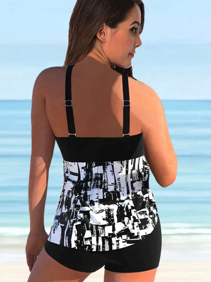Tankini Women’s Modest Two Piece Supportive Swim Set