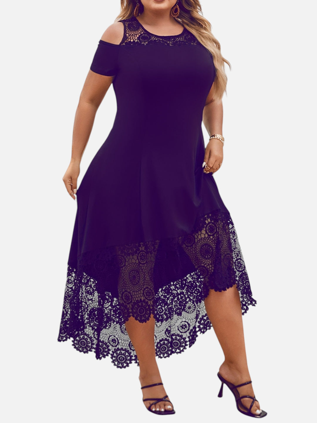 Women’s Plus Size A-Line Dress for Wedding Guest and Parties