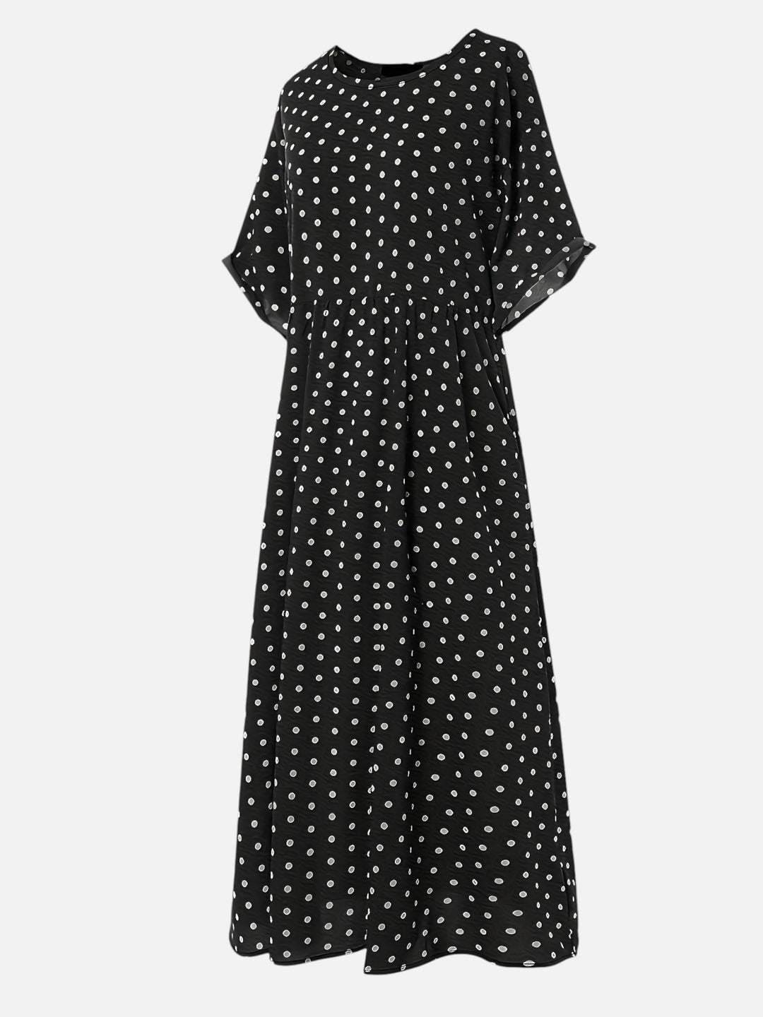 Women’s Polka Dot Maxi Dress Casual Loose Fit Summer Outfit