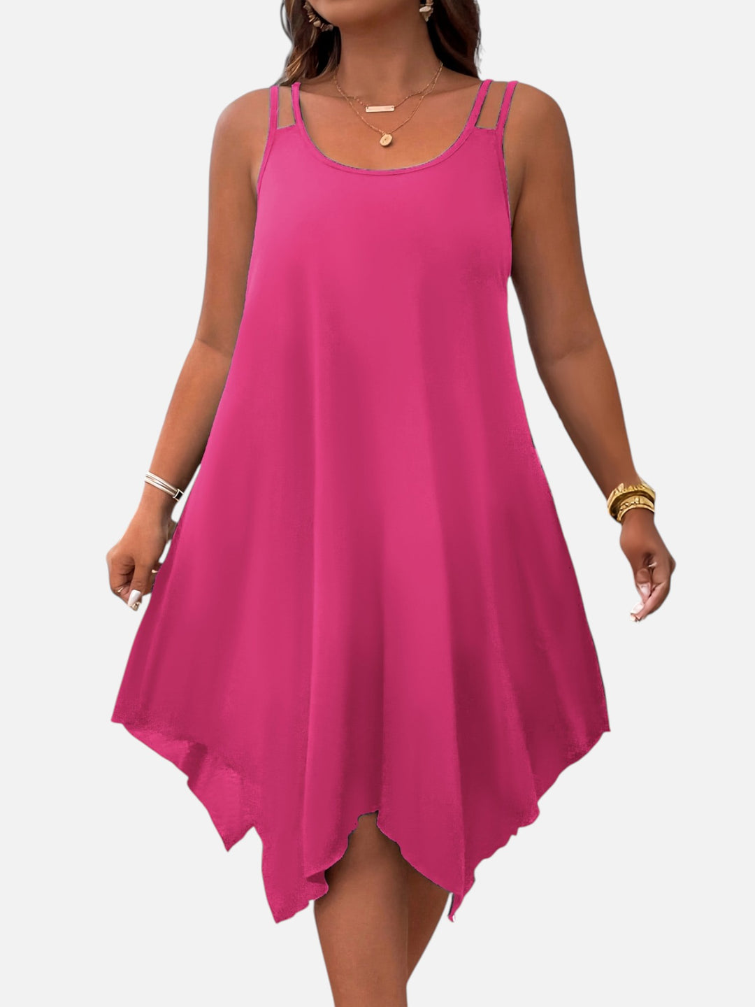 Plus Size Strapless Midi Dress for Wedding Guest Formal Events