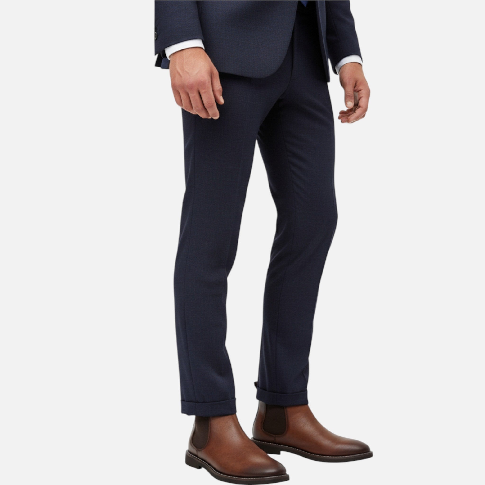 Aurevien | Men’s Two-Tone Leather Chelsea Boots – Heritage Cut