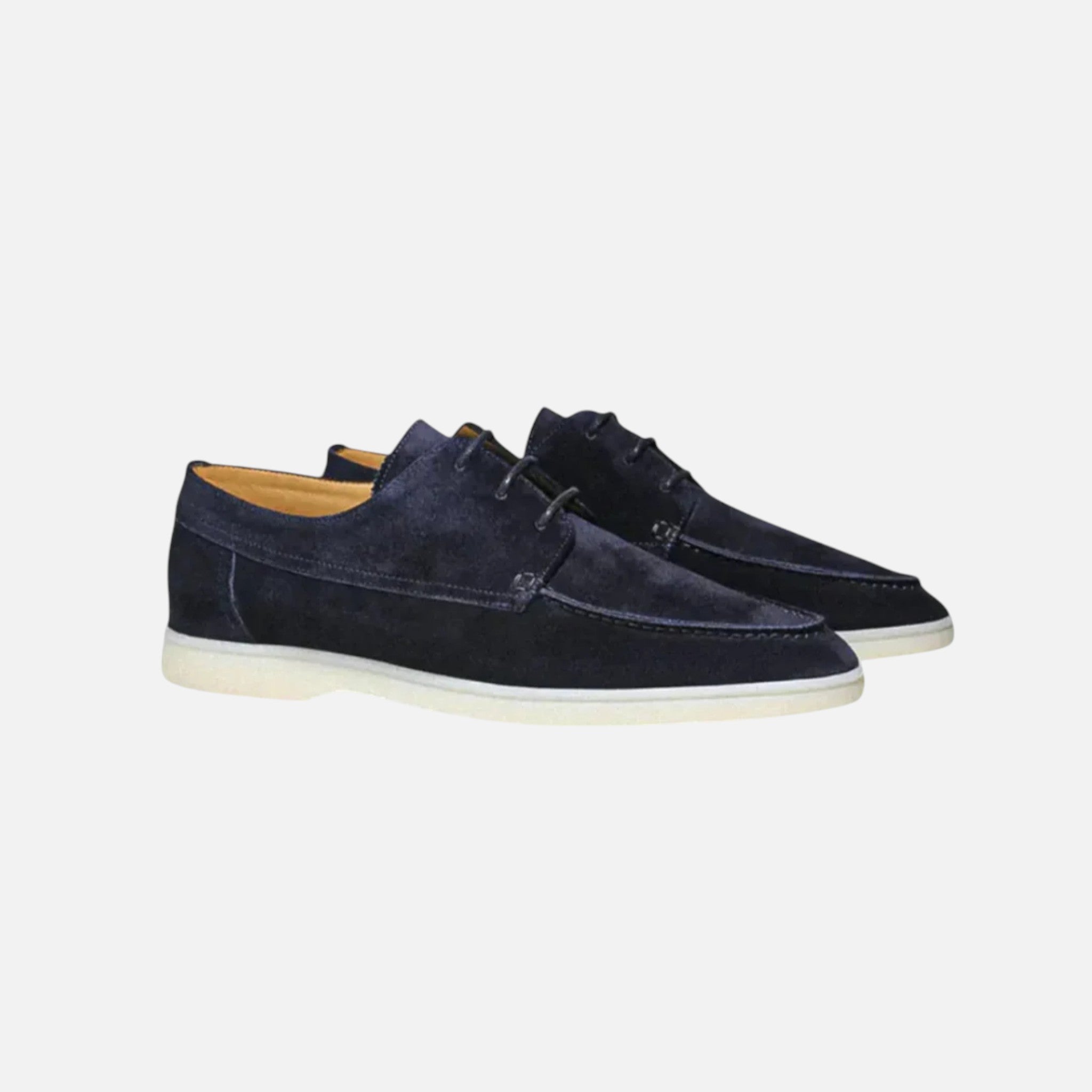 Aurevien | Men’s Suede Heritage Lace-Up Loafers