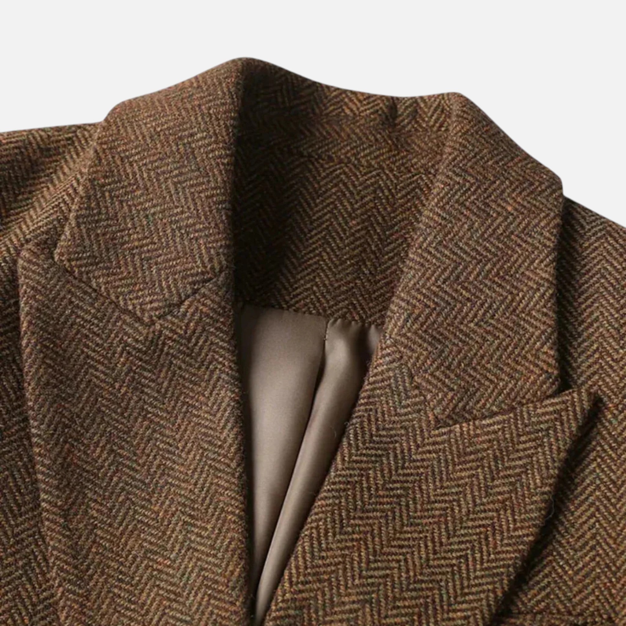 Aurevien | Women’s Double-Breasted Tweed Jacket – Heritage Elegance