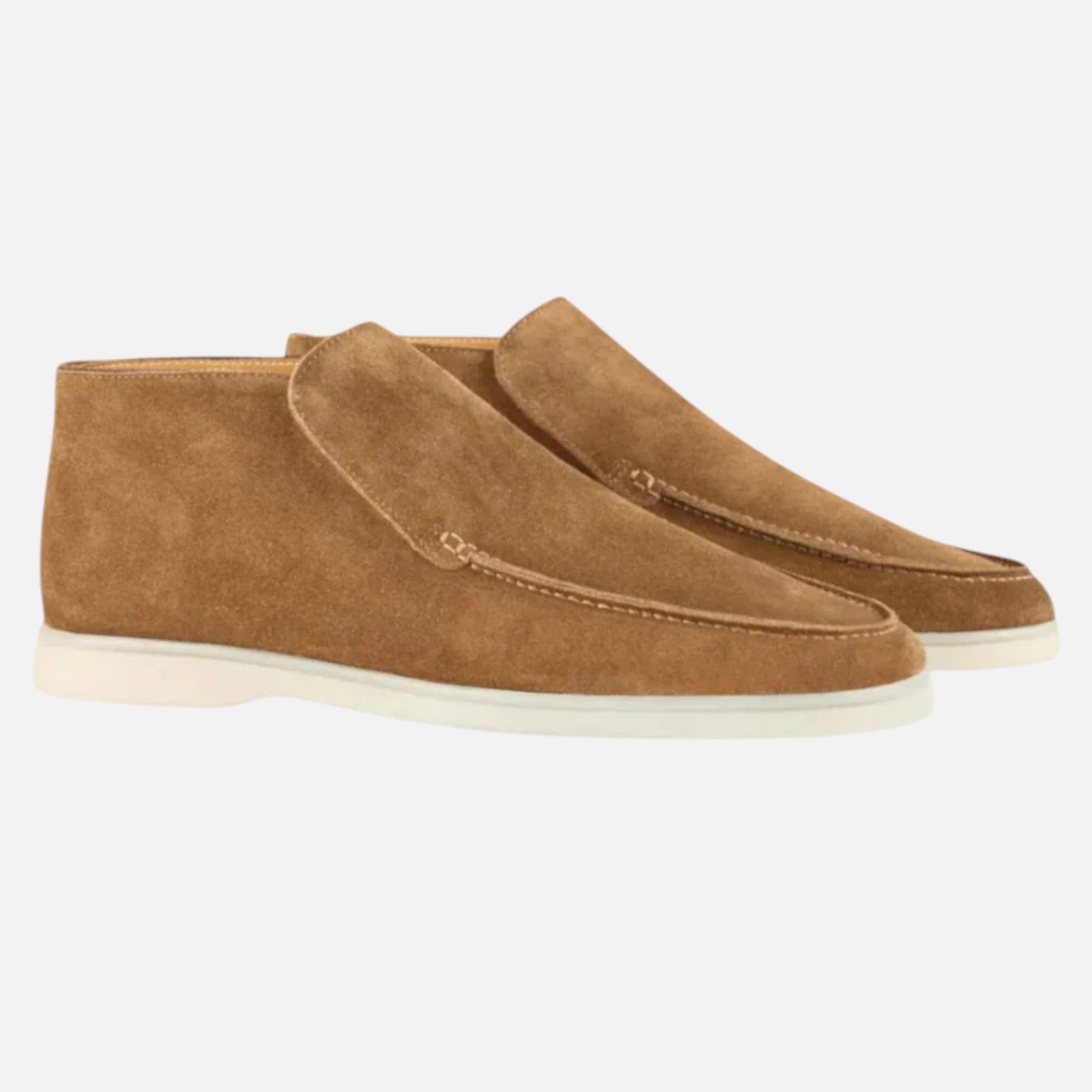 Aurevien | Men’s Suede Ankle Loafers – Heritage Suede