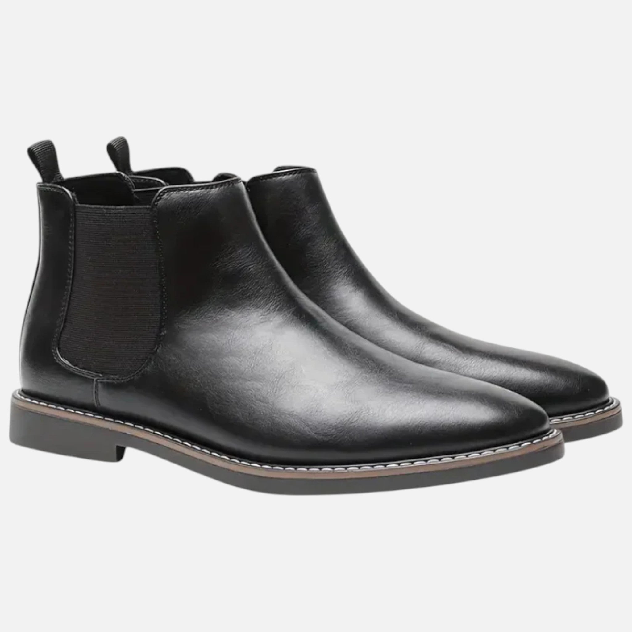 Aurevien | Men’s Two-Tone Leather Chelsea Boots – Heritage Cut