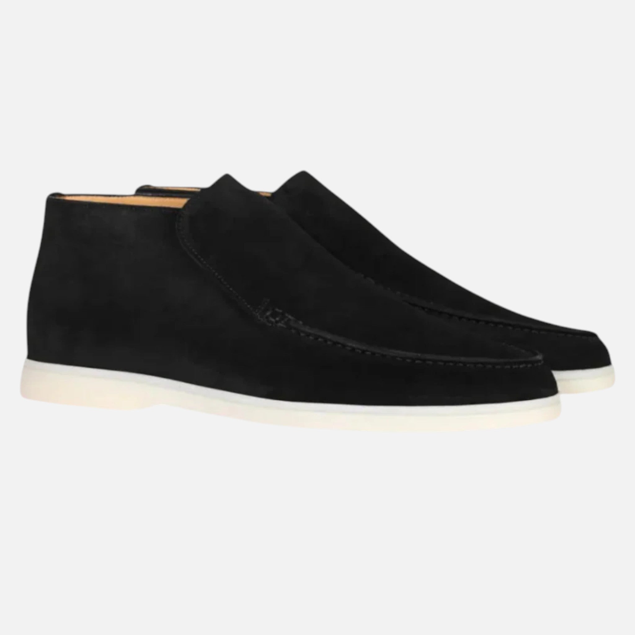 Aurevien | Men’s Suede Ankle Loafers – Heritage Suede