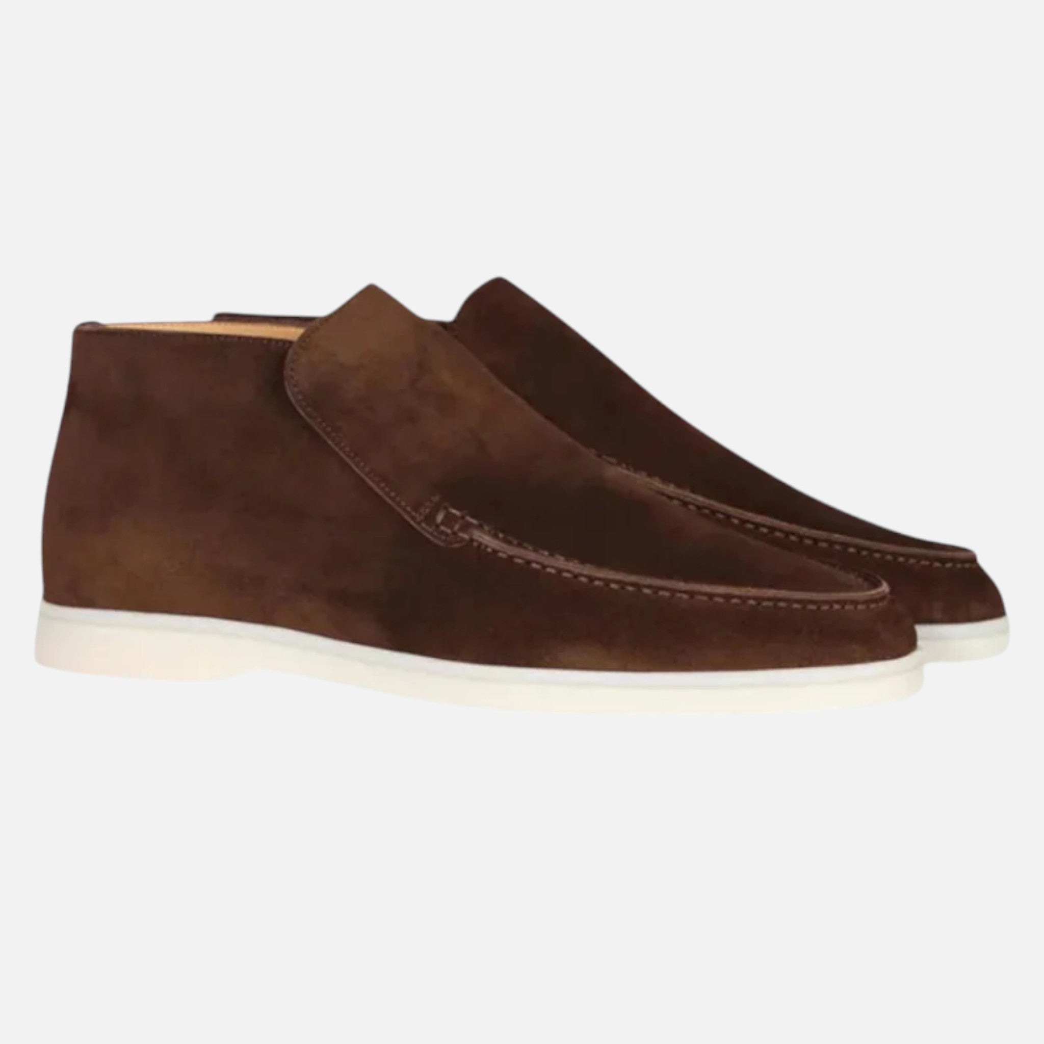 Aurevien | Men’s Suede Ankle Loafers – Heritage Suede